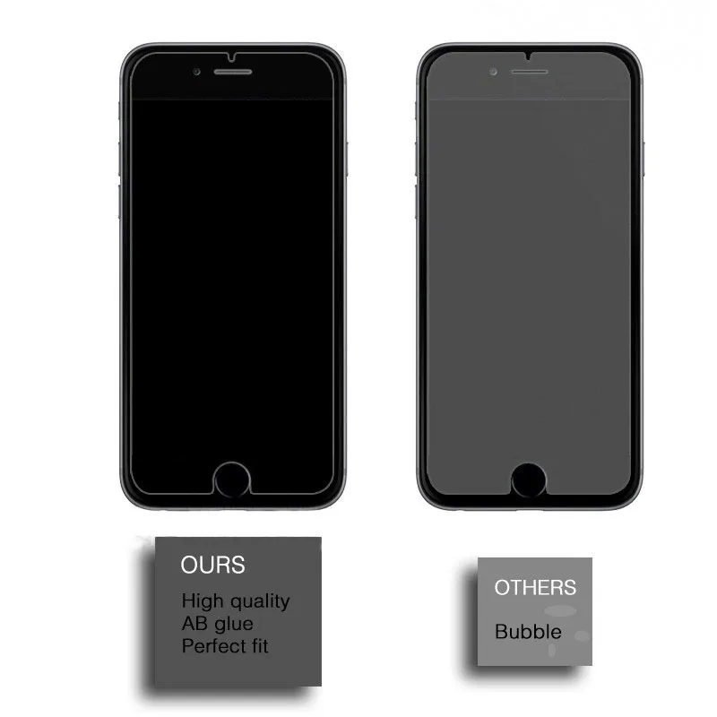Защитная пленка для экрана из закаленного стекла Ascromy iPhone 4 4S 5 5S 5C SE 6 6S 7 Plus |