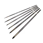 Набор кистей для рисования беличьей шерстью, товары для рукоделия, 6 шт.