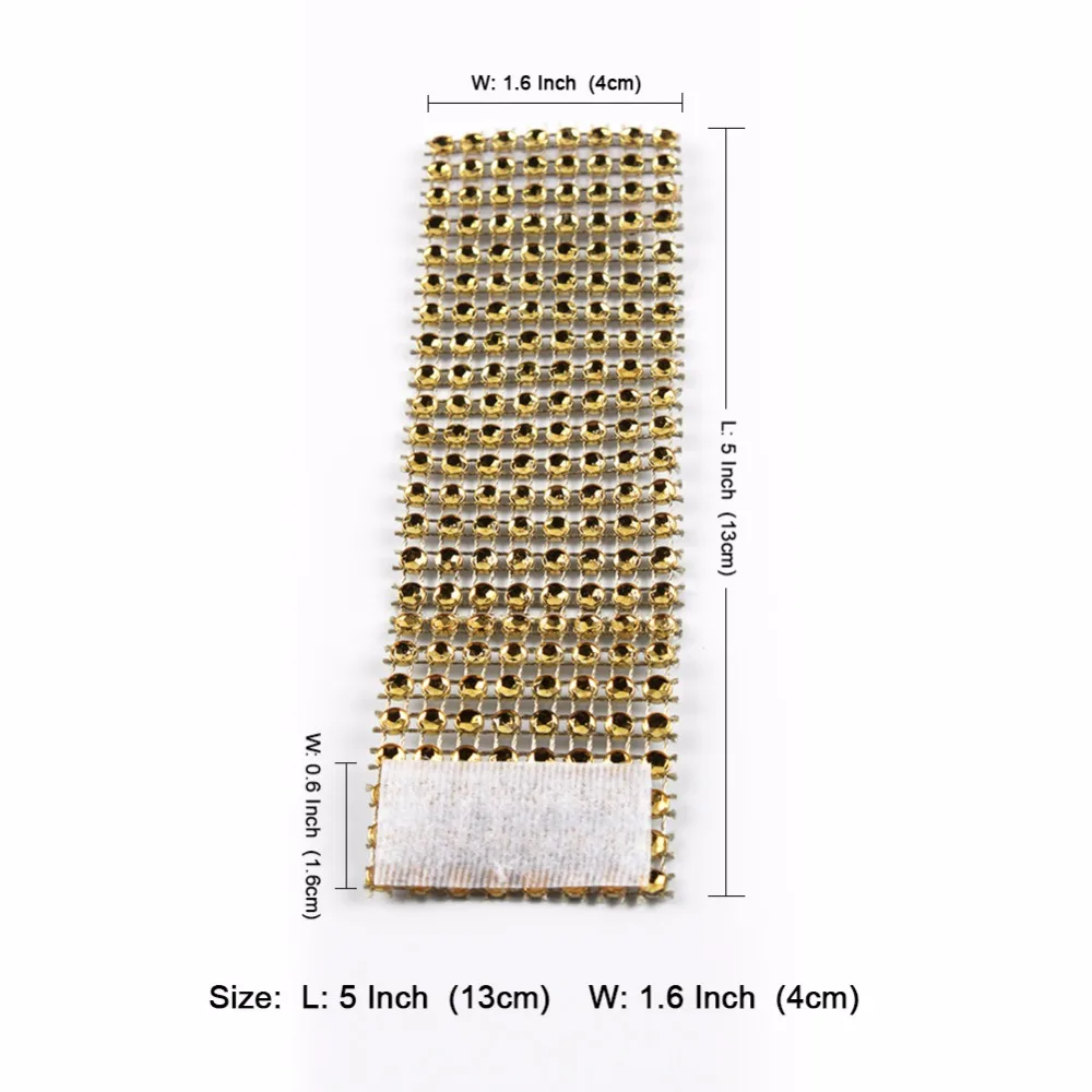 50 шт./лот diamond Кольца для салфеток Свадебные украшения Пластик Держатель