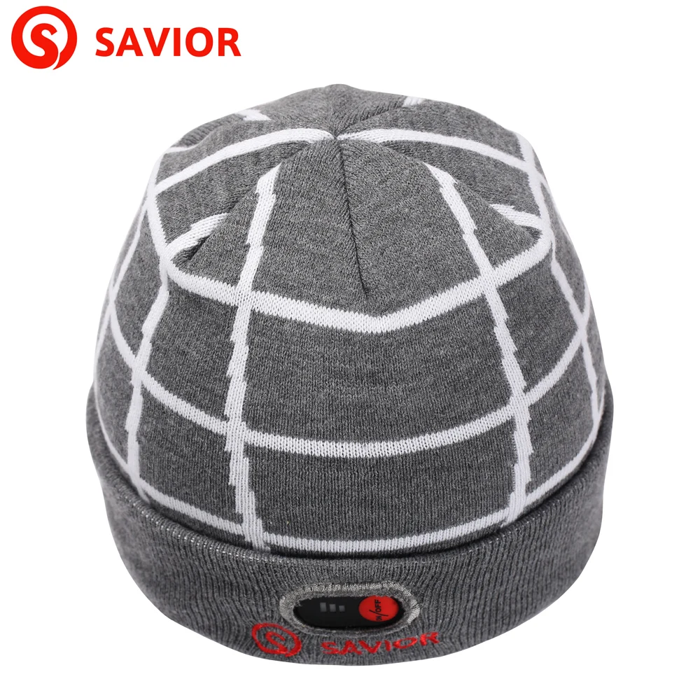 Шапка с подогревом из углеродного волокна Спасителя зимняя шапка электрическим