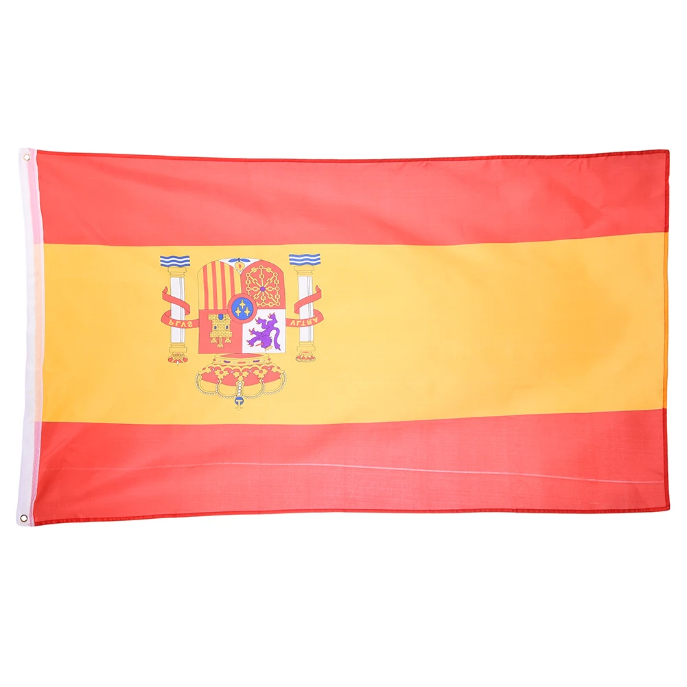90x150 см флаг Испании 3x5 футов супер полимерный Футбольный для помещений и улицы - Фото №1