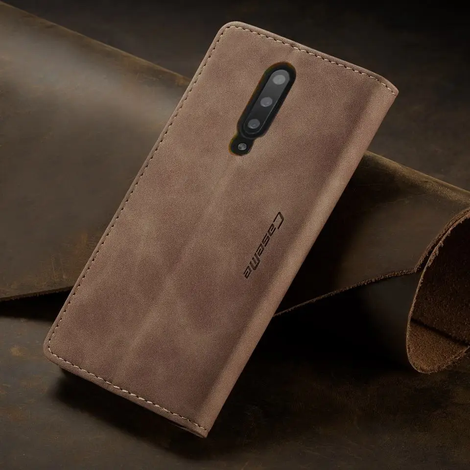 Магнитный флип-чехол для Oneplus 7 Pro, чехол, высококачественный матовый чехол-книжка из искусственной кожи, чехол-книжка на 1+ 7, чехол для телефона, полная защита