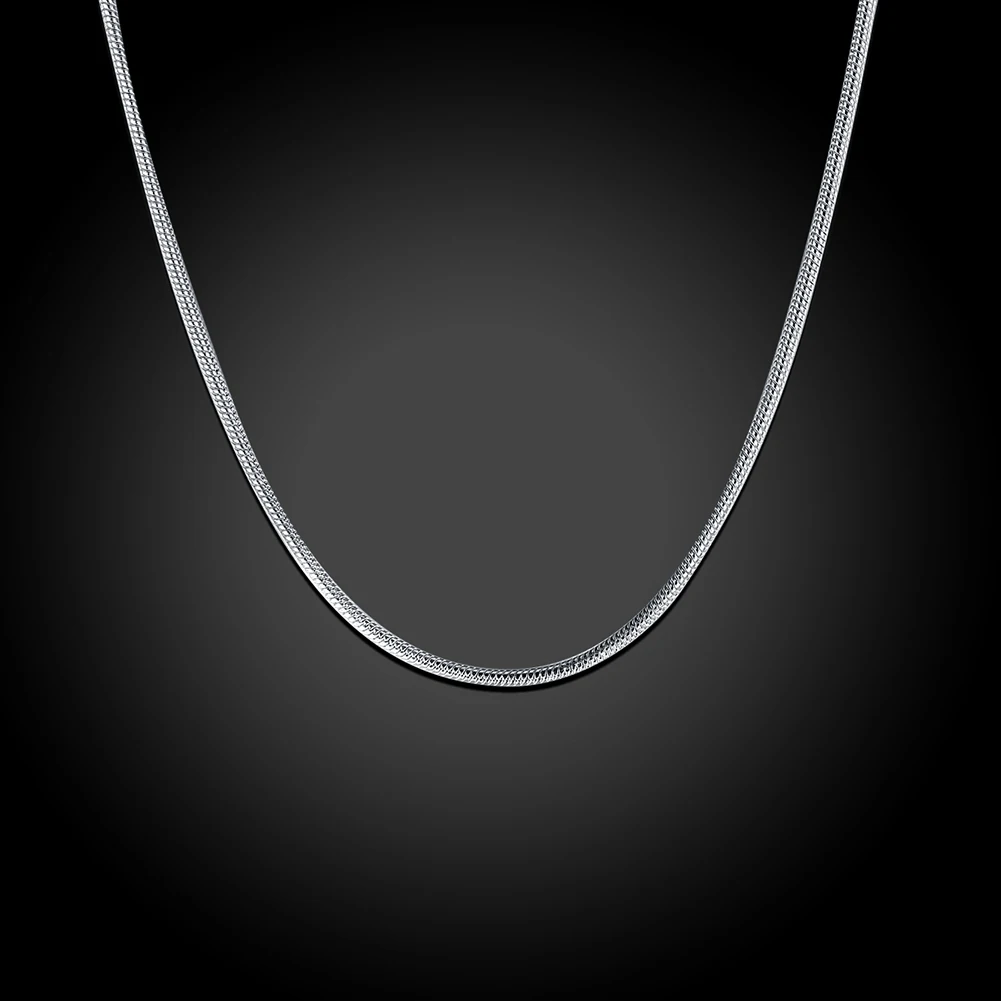 18 дюймов Размер змеиная цепочка 20 cadenas colier ювелирные изделия sevgiliye hediye joyas marca famosa al