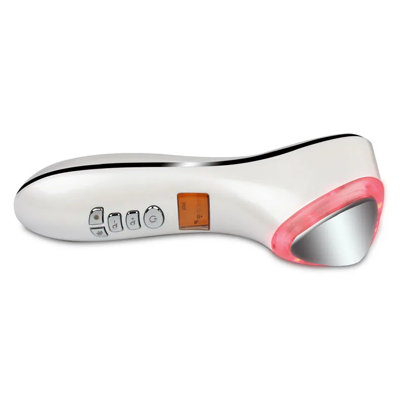 Ultrasonic Face Lifting Skin Firming Care Tool Hot Cold Hammer LED Light Photon Facial Massager Ultrasound Spa Beauty |