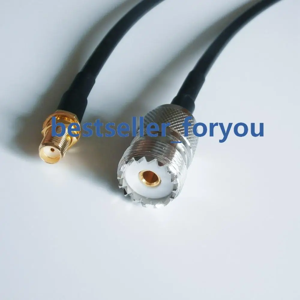 

Переходник SMA на UHF SO239 SO-239 Jack RG58Cable, 1 м