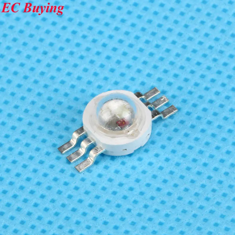 10 шт./лот высокомощные светодиодные бусины 3 Вт RGB лампы для подсветки