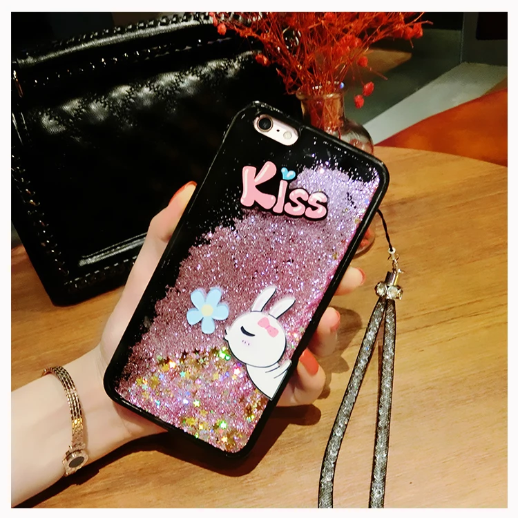 Для Xiaomi Redmi 5 плюс чехол Bling Hybrid жидкость зыбучие пески поцелуй кролик Rubber duck ТПУ