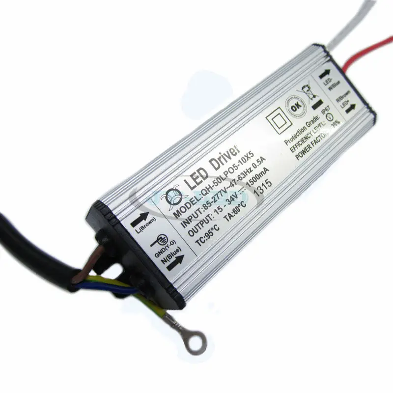 5 шт. 6-12x3W DC18-40V 900mA 220V светодиодный драйвер 18w 30w 36w источник питания IP67