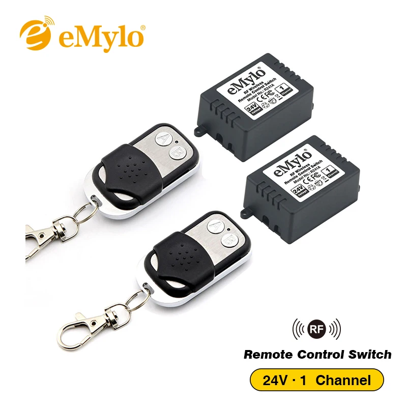 EMylo RF DC24V Смарт тумблер Беспроводной дистанционного Управление светильник