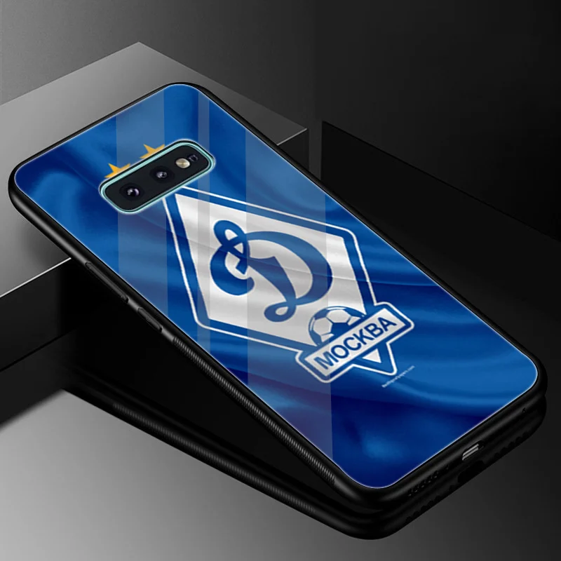 Стеклянный чехол из ТПУ с логотипом &quotДинамо&quot для Samsung Galaxy Note 8 9 S10 S7 Edge S8 S9