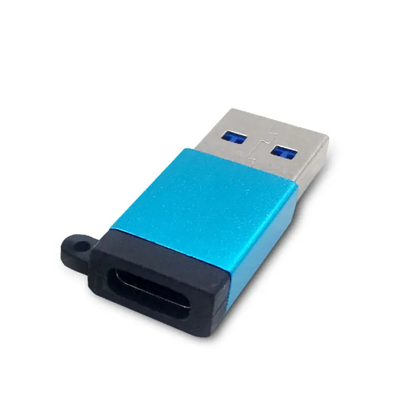 Адаптер для передачи данных с разъемами Type C и USB3.0 OTG подвесной цепью|Коннекторы