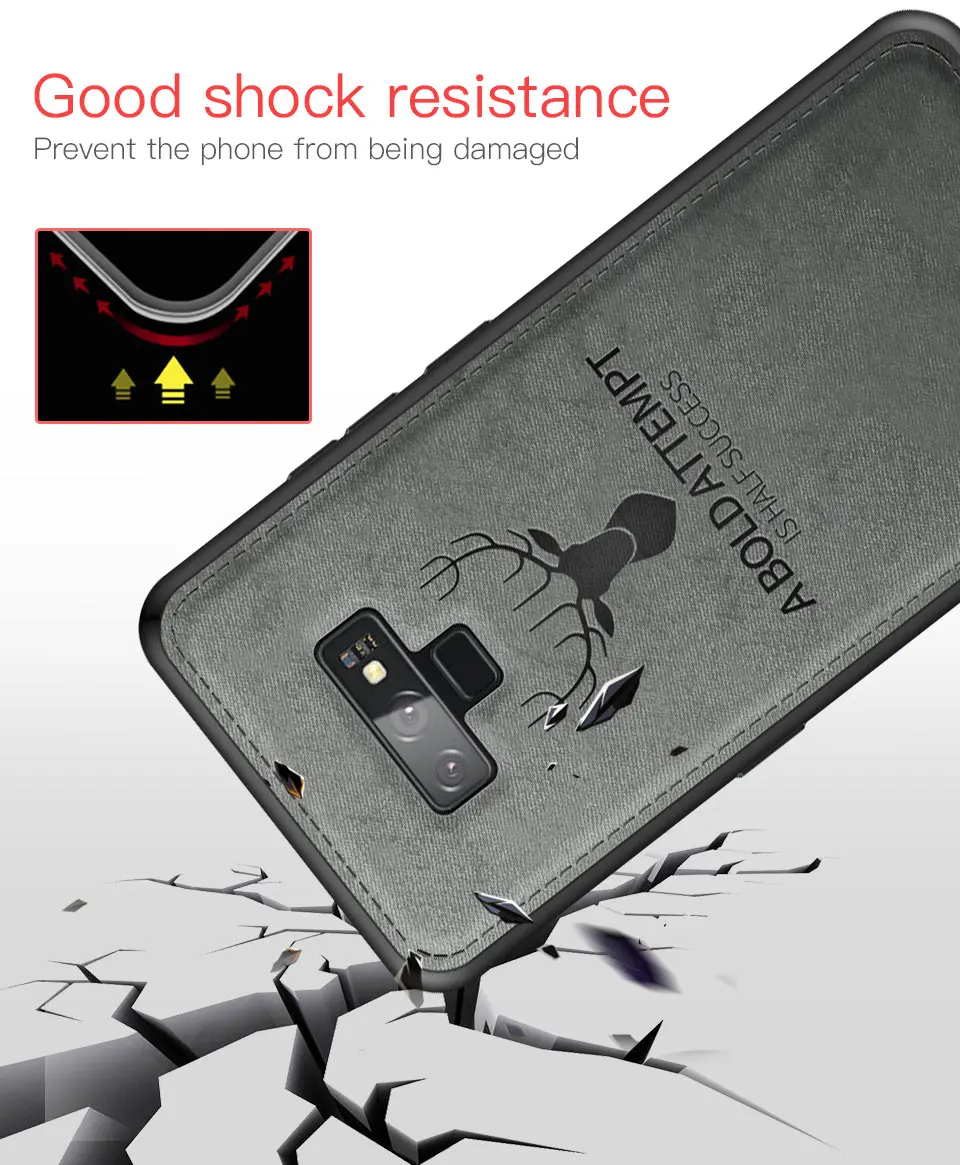 Soft Cloth Phone Case For Samsung Galaxy S9 S8 Plus Note 9 Batman 3D Pattern Silicone TPU Full Cover |