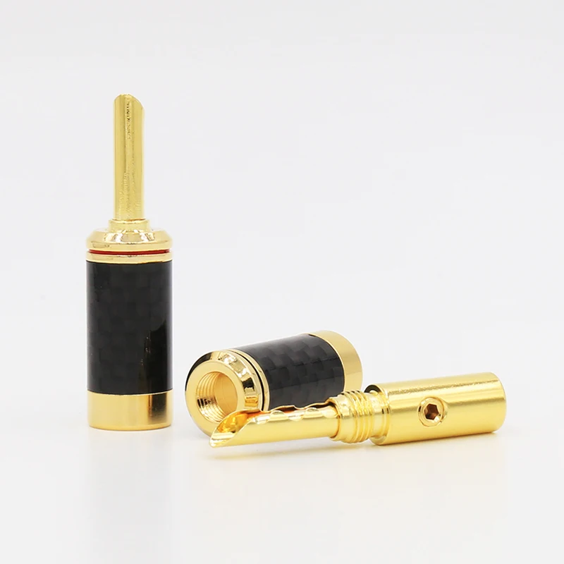 VB443G audio cable gold plated Banana plug 4MM Speaker Wire Cable connector | Электроника