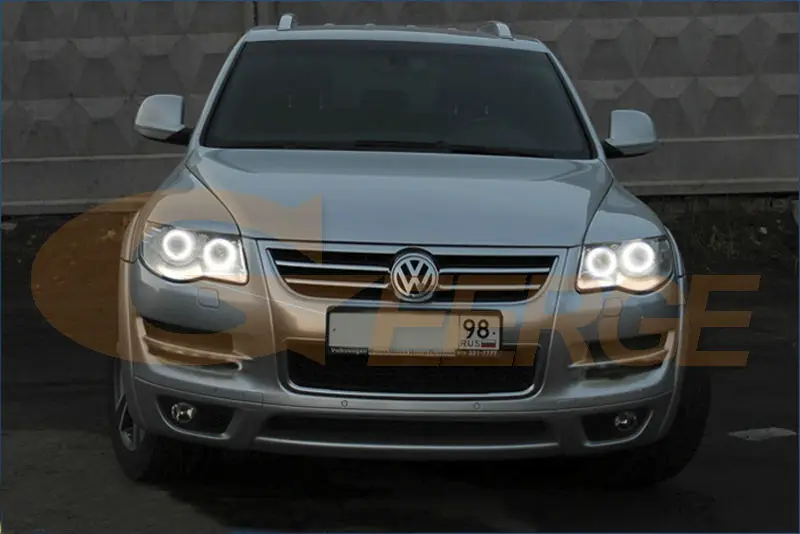 Для Volkswagen VW Touareg 2007 2008 2009 2010 ксенон отличное ангельские глазки Ультра яркое освещение CCFL ангельские глазки комплект
