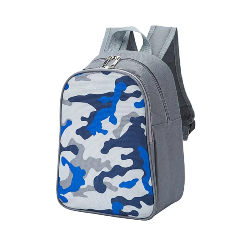 Gray Camouflage Изолированная сумка для обеда, сумка через плечо для еды, многоразовая термоутолщенная сумка для обеда, сумки для маленьких детей, сумка-холодильник Bolsa Termica - Цвет: Gray Camouflage