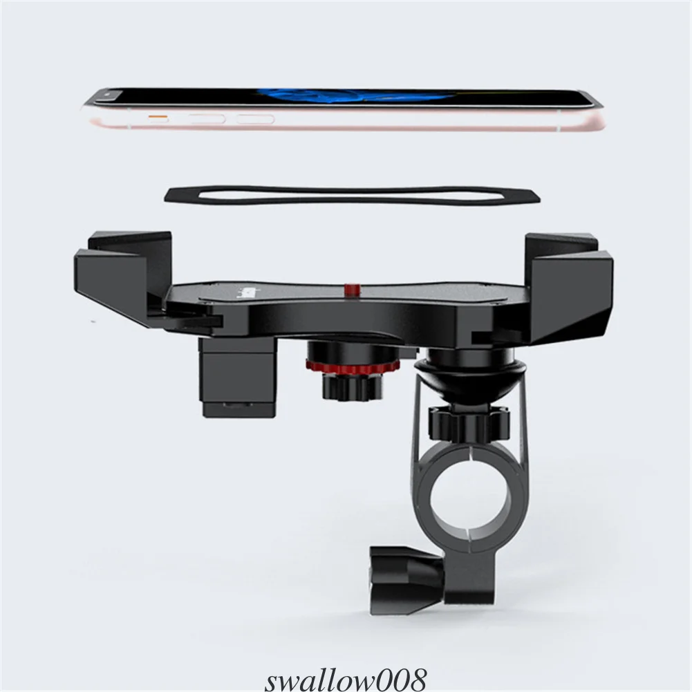 360 ° велосипед, мотоцикл, Байк держатель для телефона USB зарядное устройство для сотового телефона gps универсальный регулируемый кронштейн