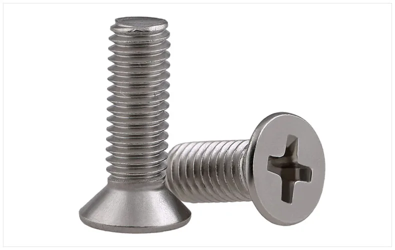 2018 100pcs/Lot GB819 M2/M2.5/M3/M4 304 Stainless Steel Flat Cross Countersunk Head Screw | Обустройство дома
