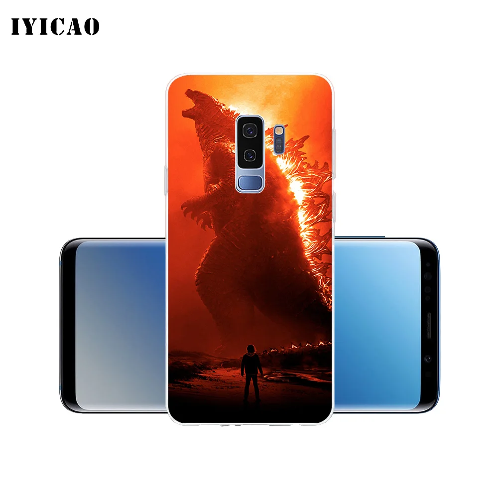 IYICAO Godzilla 2 movie Soft Silicone Phone Case for Samsung Galaxy S10e S10 S9 S8 Plus S7 Edge TPU Cover | Мобильные телефоны и