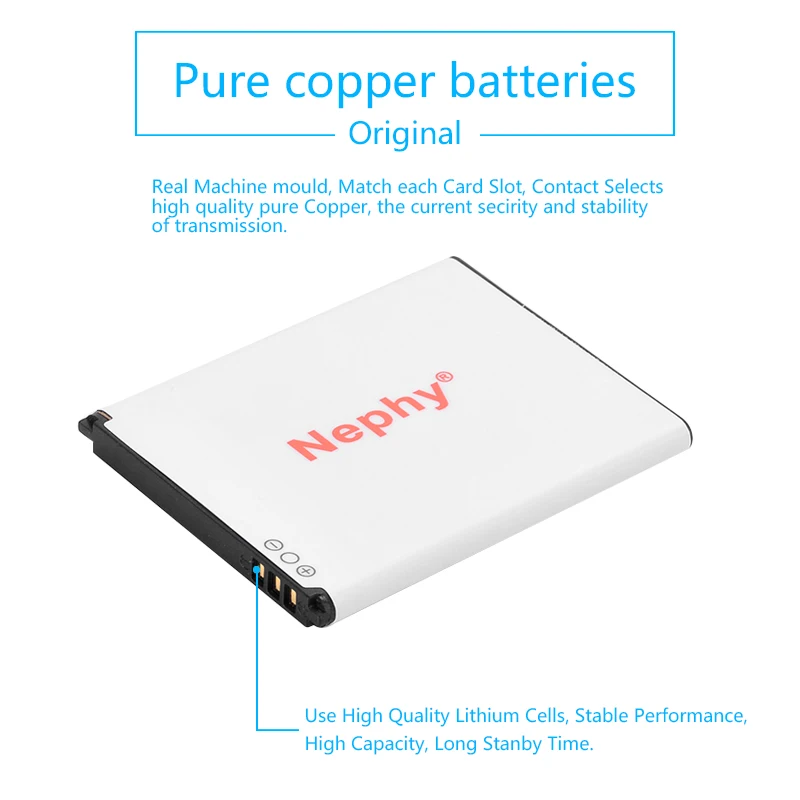 Оригинальный аккумулятор Nephy BL210 для Lenovo A536 S820 A606 A656 S650 S820E A766 A828t BL 210 BL-210 |