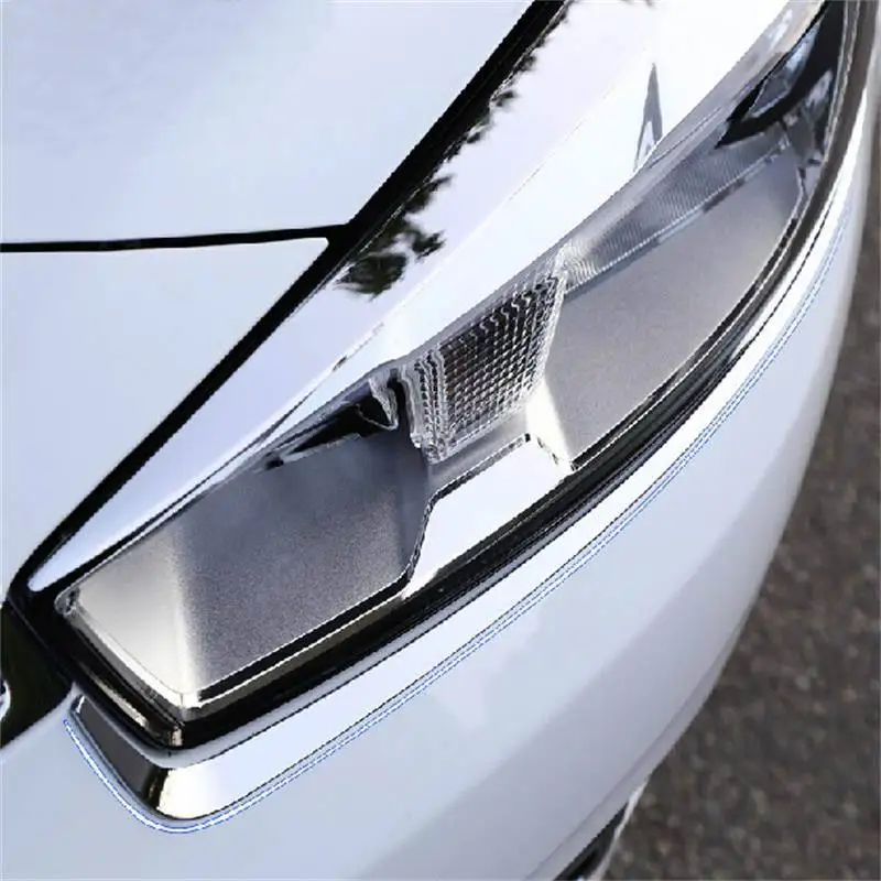 Tonlinker 2 PCS DIY NEW ABS Chrome The Big Lamp Eyeliner Eyebrow Trim Case Stickers for Chevrolet Cruze 2015 Parts Accessories | Автомобили