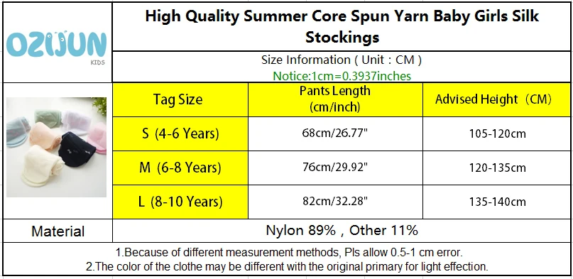 Новинка летние прозрачные Шелковые Балетные колготки для маленьких девочек