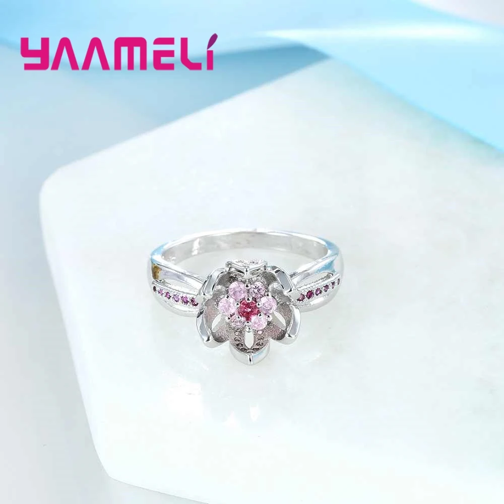 Кольцо из серебра 925 пробы с искусственным камнем|925 sterling silver|crystal stone ringstone ring |