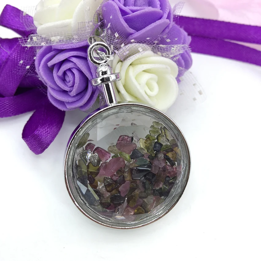 Высококачественный натуральный многоцветный камень Кристальный гравий