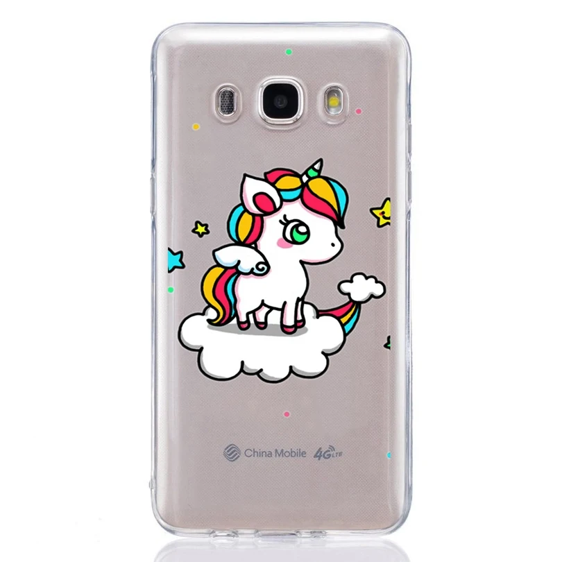 For Samsung Galaxy A3 A5 2016 2017 prime J1 J2 J3 J5 J7 TPU Colorful Soft Unicorn Painted Desig Cover Case Fundas C321 |