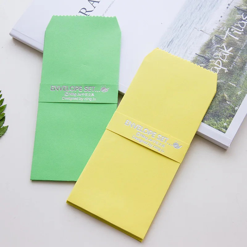 5 шт. корейские Канцтовары однотонные конверты от производителя|colored envelopes|envelope