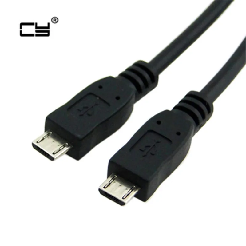 

Micro USB male to Micro USB Male data charger for S4 i9500 Note2 N7100 Mobile Phone & Tablet cable 1.0m