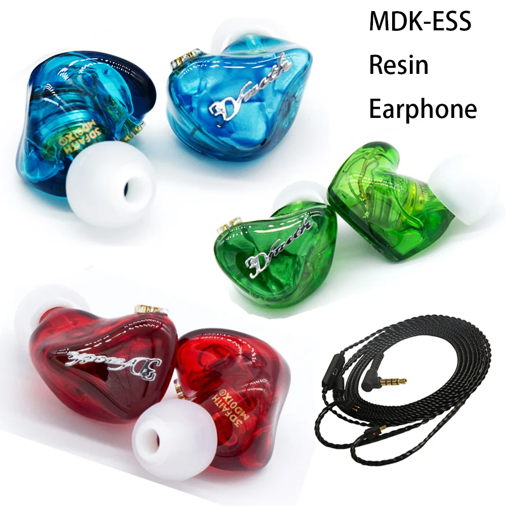 Наушники вкладыши FDBRO с динамической смолой стереонаушники спортивные Hi Fi