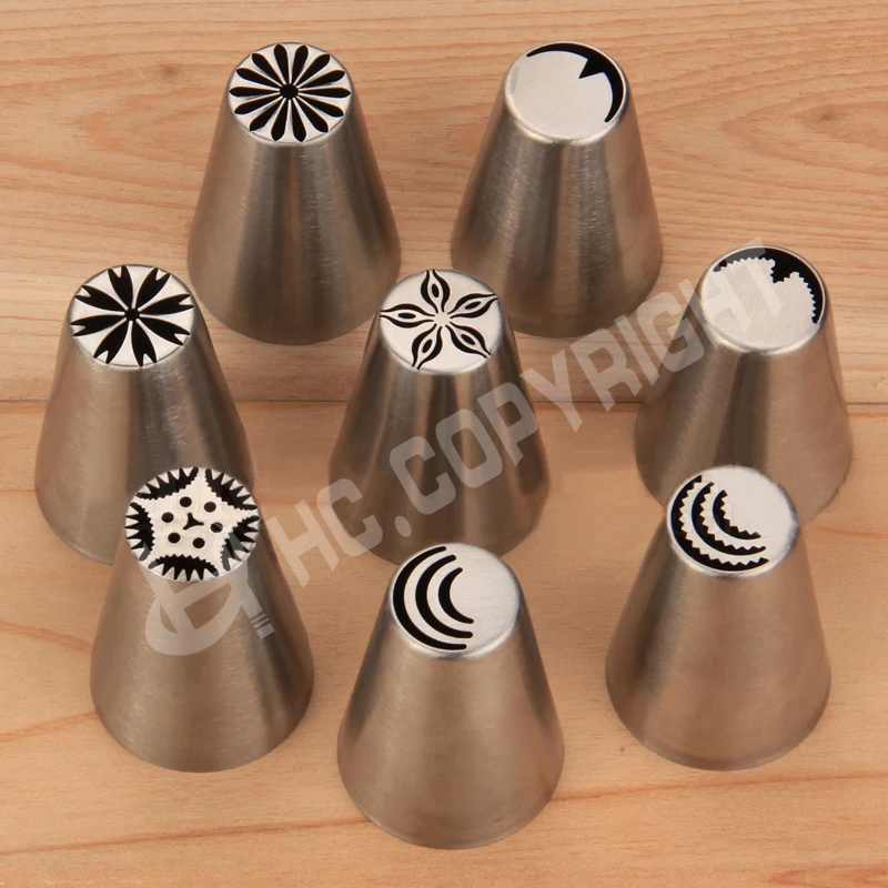 2 шт./компл. насадки для украшения торта в виде лепестков тюльпана|baking tools|cupcake baking