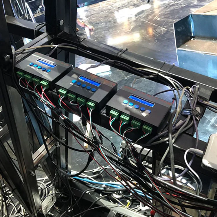 Новое поступление DC5V-24V Artnet Eternet для SPI/DMX pixel Светодиодный светильник контроллер выходной ток 4 канала 7Ax4CH/16 каналов 3Ax16CH