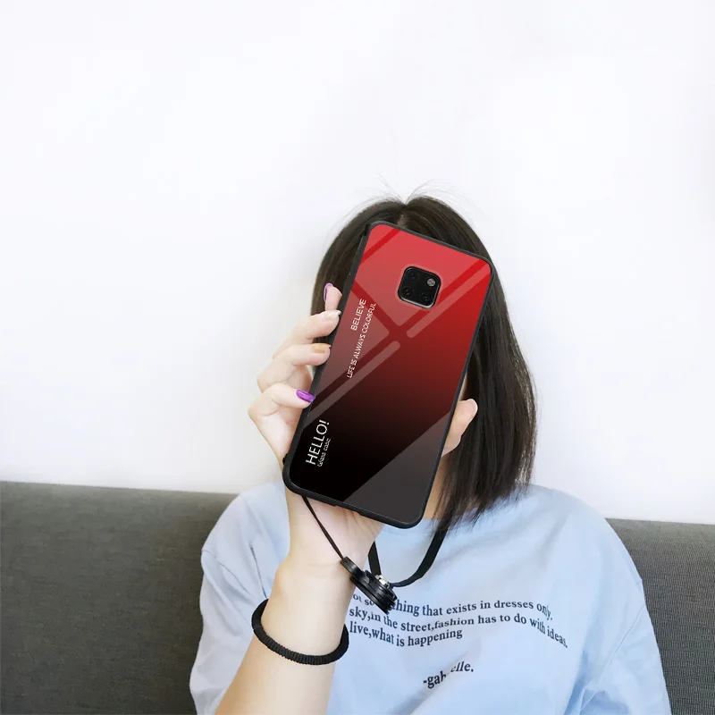 Чехол-накладка из закаленного стекла для Huawei Mate 20 Pro 9 10 P9 Plus Nova 3 3i Honor 8X Note |