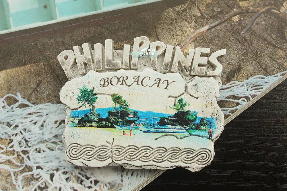 Медовый месяц в филиппинах Boracay туристический сувенир для путешествий 3D магнит