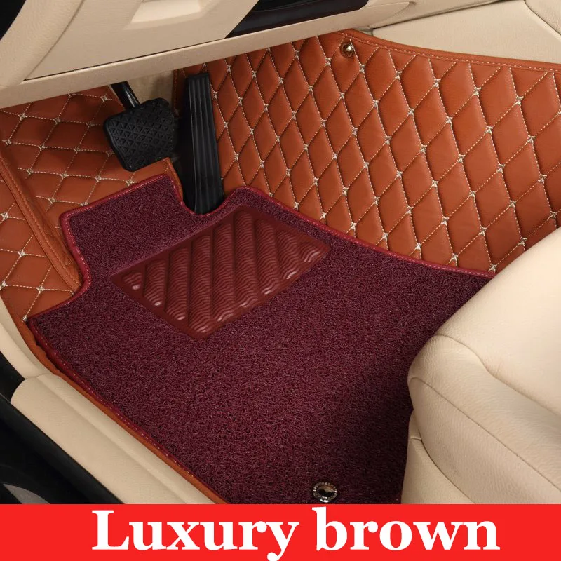 

Custom car floor mats for Kia K7 Cadenza Optima K5 Forte K3 Sportage Sorento Carens case full cover car styling carpet liners