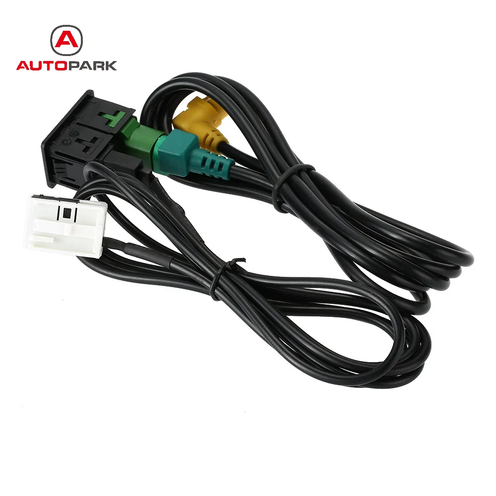Автомобильный стиль аудио Vedio USB AUX Кабельные коммутаторы Plug для VW Passat B6 B7 CC Touran POLO