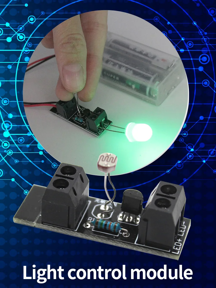 

Intelligent Light Control Sensor Switch Module Light Sensor Board for LED Night 3V Power Supply DIY RC Robot Car Toys Production