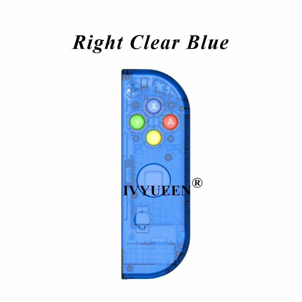 IVYUEEN для Joy Con, сменный корпус, прозрачный чехол, чехол для переключения, консоль Joy-Con с кнопками ABXY