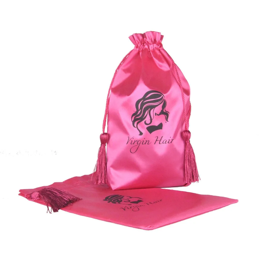 5 шт Virgin Hair Bag с Purl упаковочная сумка сумки на шнурке для одежды наращивания волос |