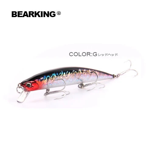 Bearking 1 шт. искусственная приманка для рыбной ловли лазерная 3D глаза 14 см 18 г