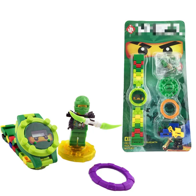 9 видов стилей ниндзя с Legoings супер герой часы Legoingly Ninjagoingly строительные блоки