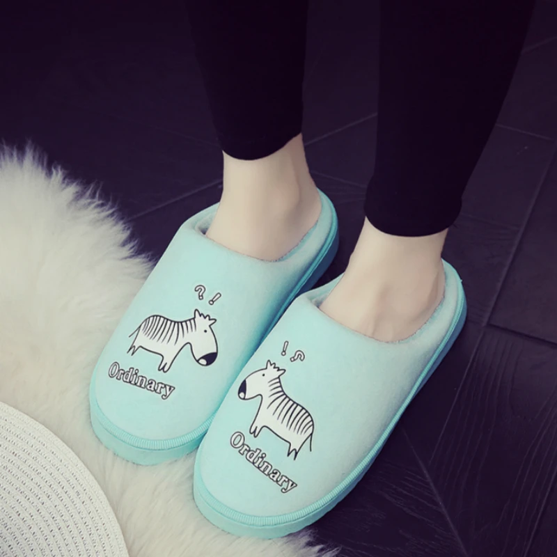 2019 Winter couple cotton slippers female indoor warm non-slip cute bag with the home month lint male winter | Обувь