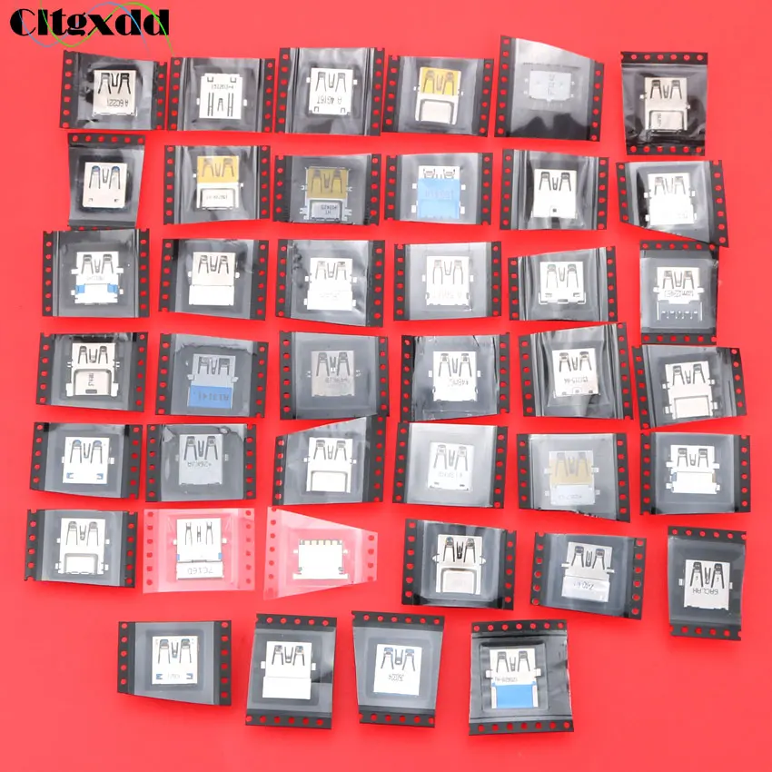 

Cltgxdd 40Models USB Socket 3.0 USB Jack A Type Female Connector for High-speed Data Transmission For Laptop Lenovo Acer Samsung
