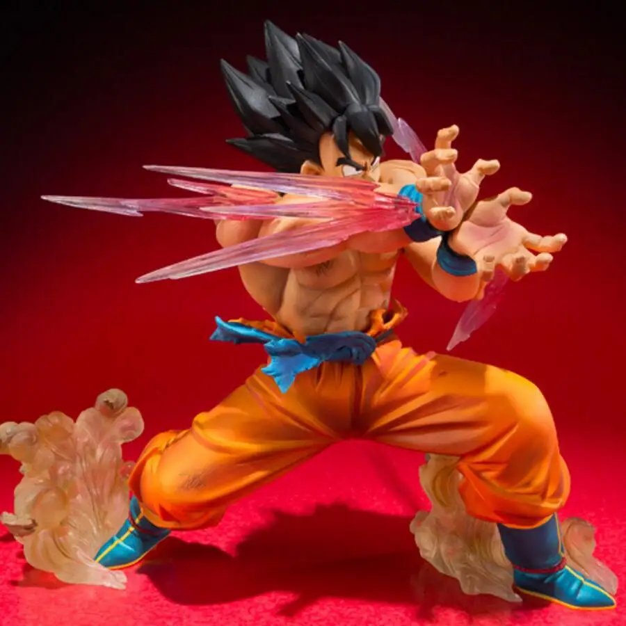 Оригинальная коробка Bandai DBZ Dragon Ball Z фигурку Сон Гоку Figuarts Тройная ПВХ модель