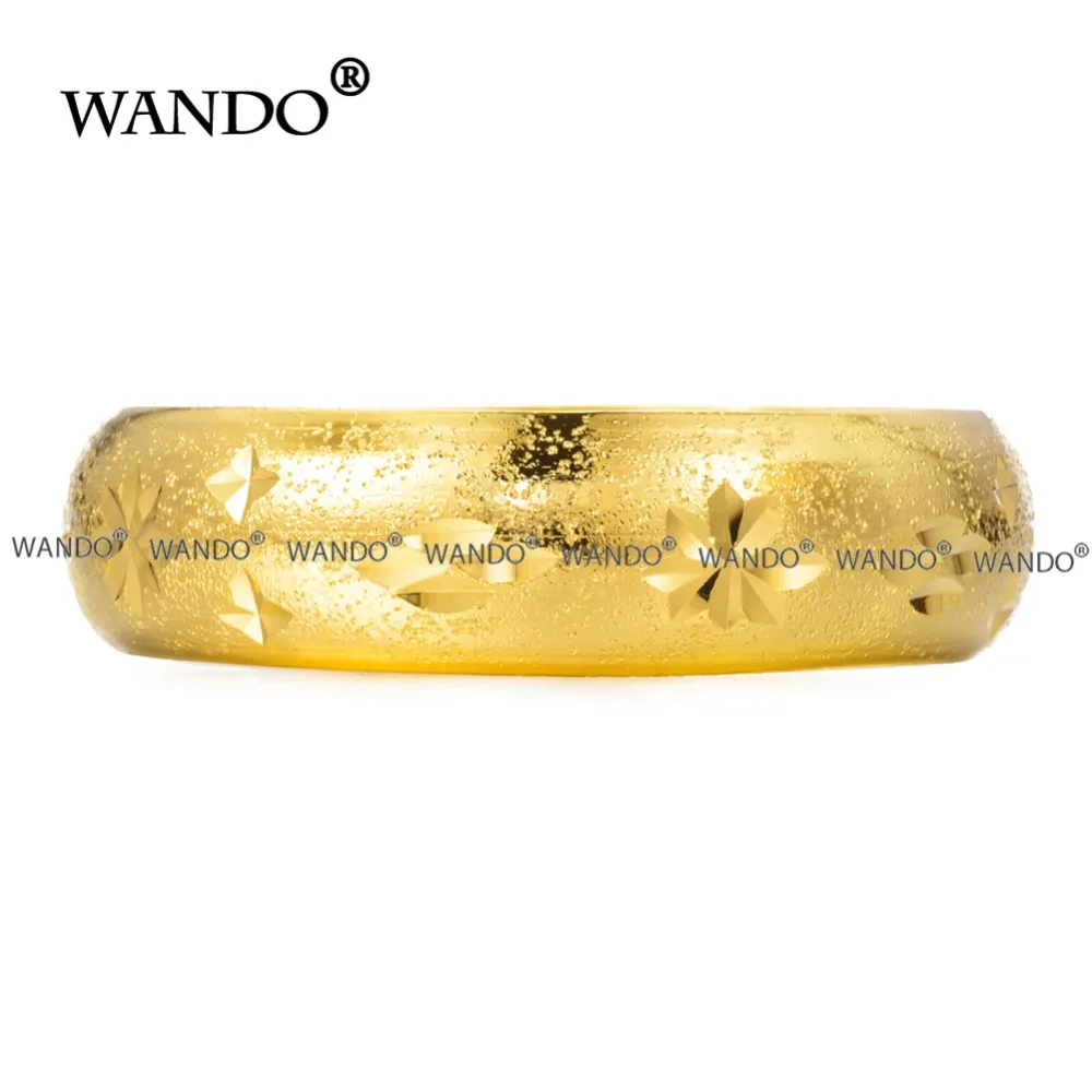 WANDO новейший большой широкий браслет в эфиопском стиле/золотой цвет браслеты и браслеты Дубай Африканский для мужчин и женщин ювелирные изделия b41