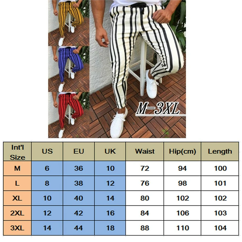 

Men's Track Pants Casual Sports Gym Jogging Jogger Sweat Pencil Pants Trousers