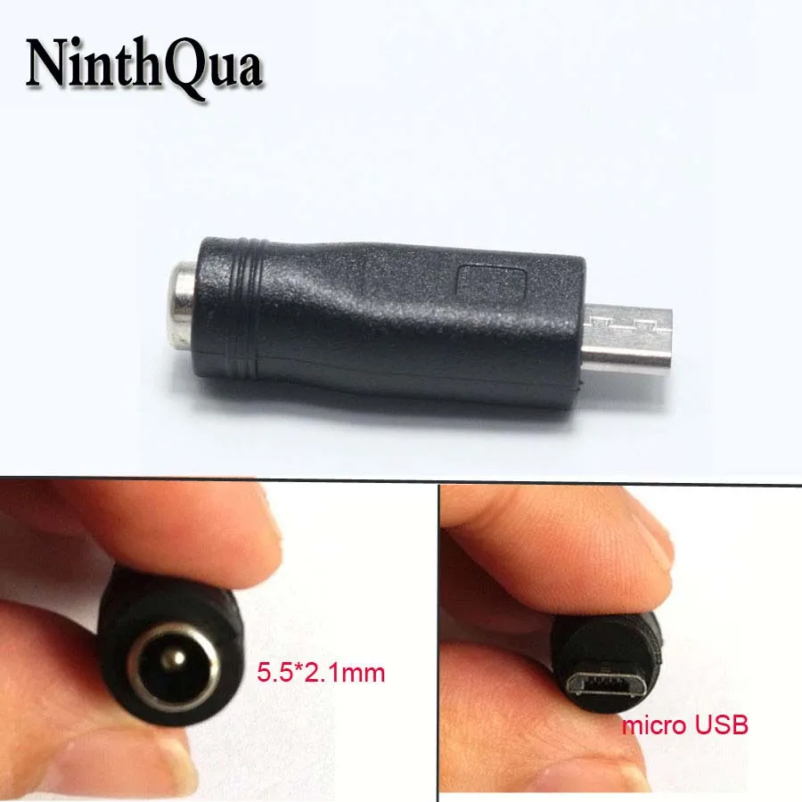 Разъем питания постоянного тока с разъемом 5 5x2 1 мм Мама на Micro USB папа Pin для V8 Android |