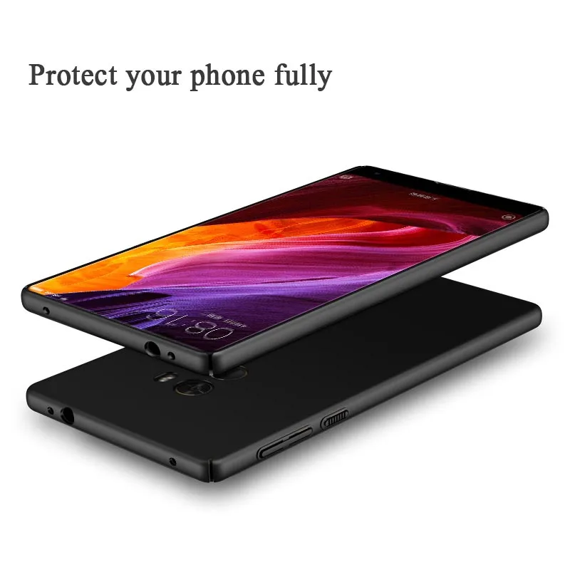 Чехол для Xiaomi Mi Mix 2 3 Роскошные ультратонкие матовые Жесткие защитные задние