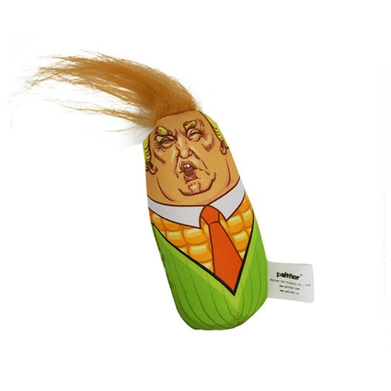 FILY Trump Head Maize Design Cat Toys Stuffed Plush Corn Catnip Pillow Toy | Дом и сад